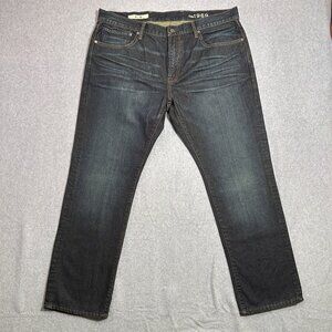 Gap 1969 Mens Jeans Slim Cut Dark Wash 38x30